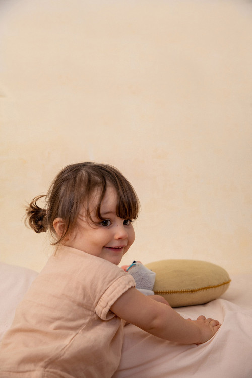 A cheerful atmosphere with the smarties felt cushions