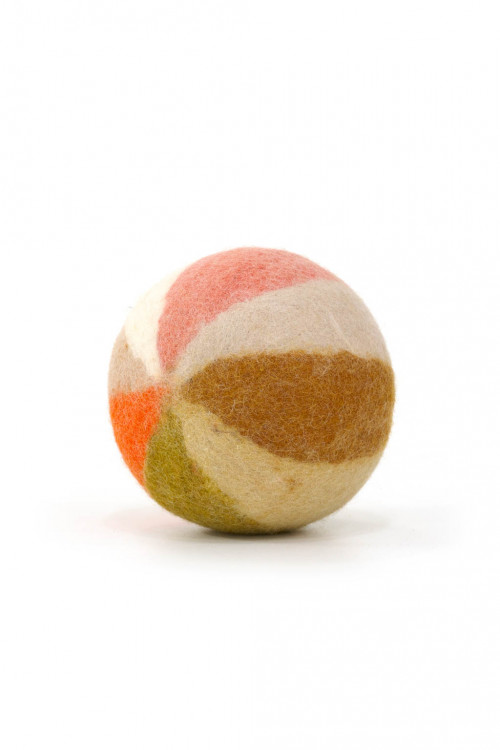 balle bonbon multicoulour en feutre