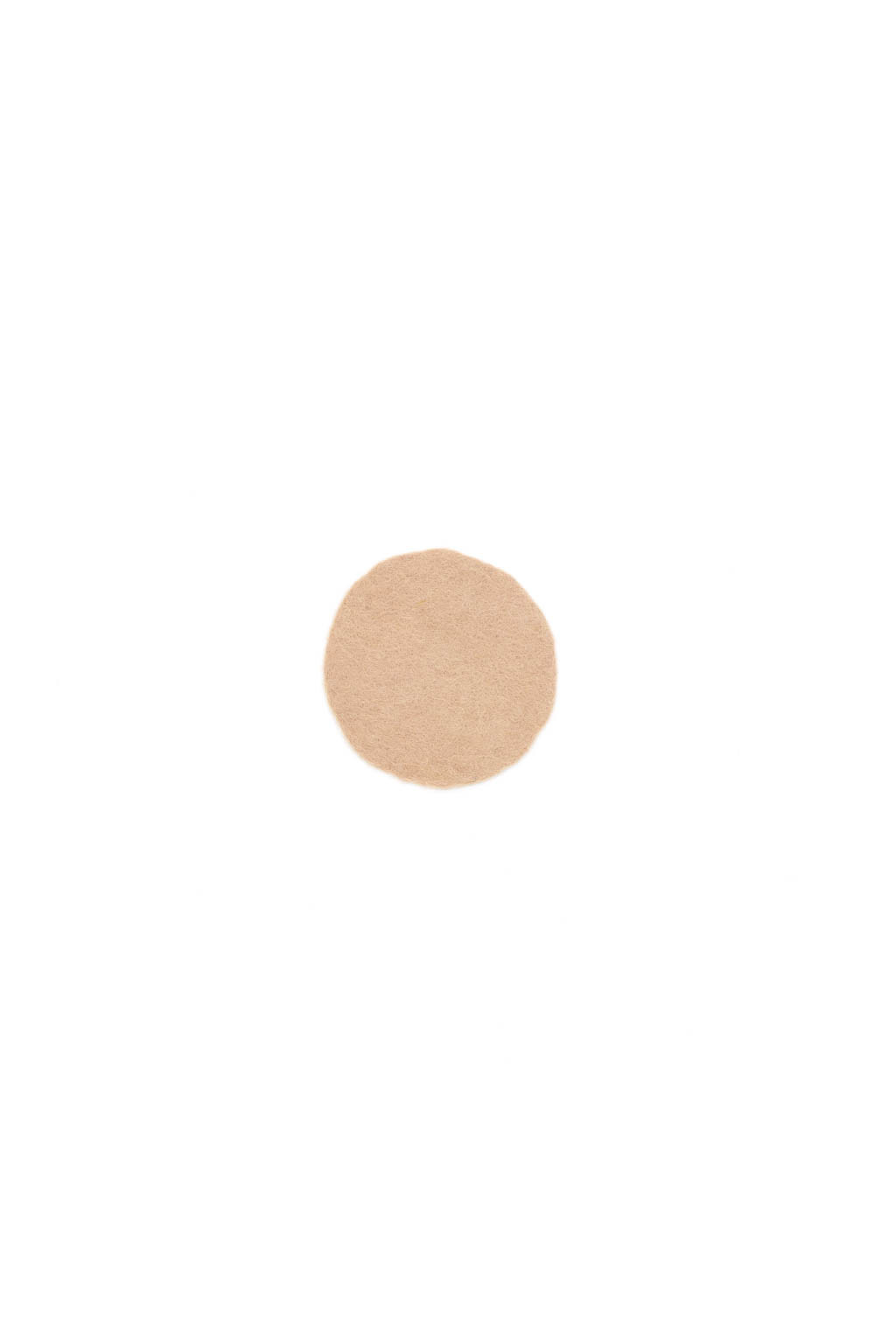 XS nude felt pastille