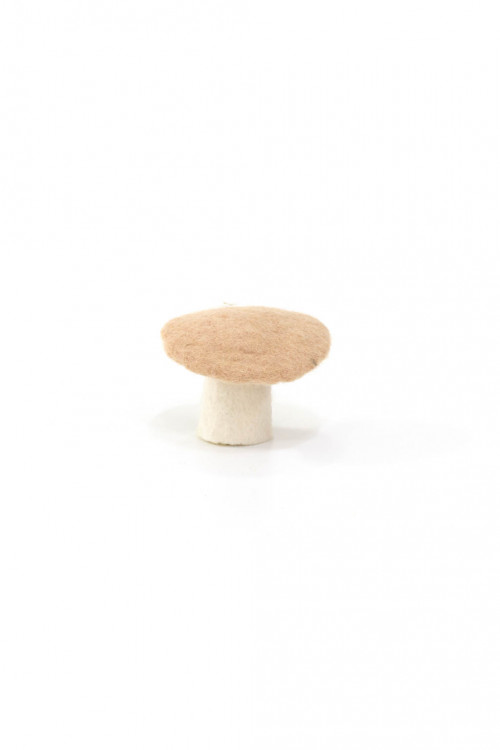 Deko-Pilz aus Wollfilz S nude