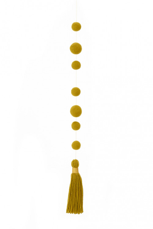 SUSPENSION PERLES & POMPON