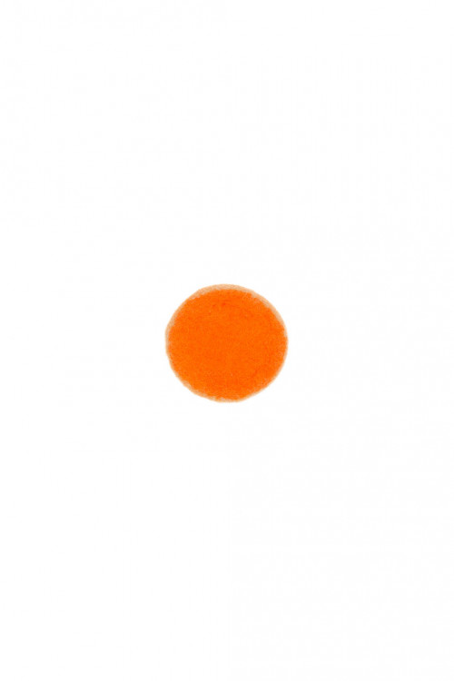 Bicoloured felt pastille XS nude pure orange