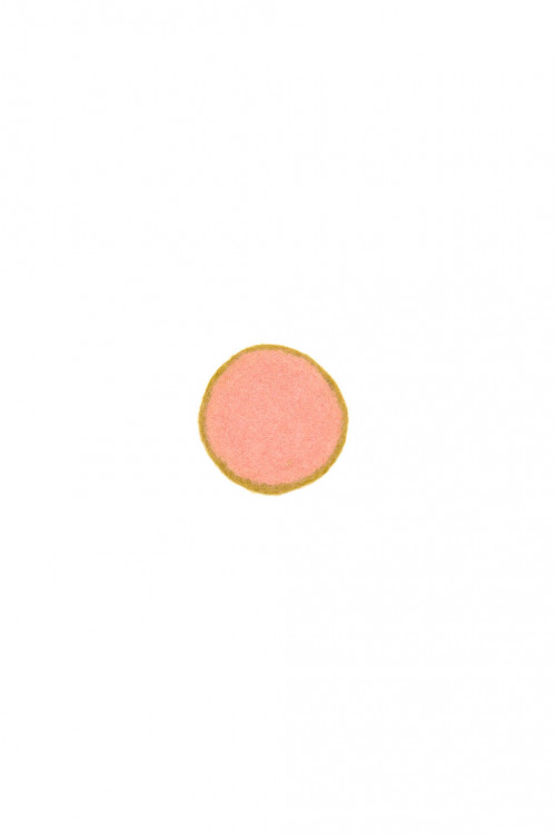 Pastille en feutre bicolore XS litchi pistache