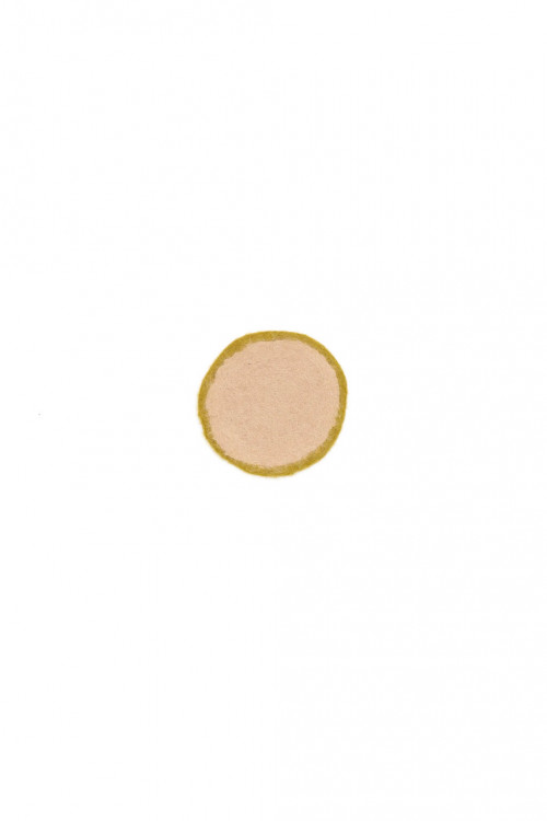 XS pistachio nude bicoloured felt pastille