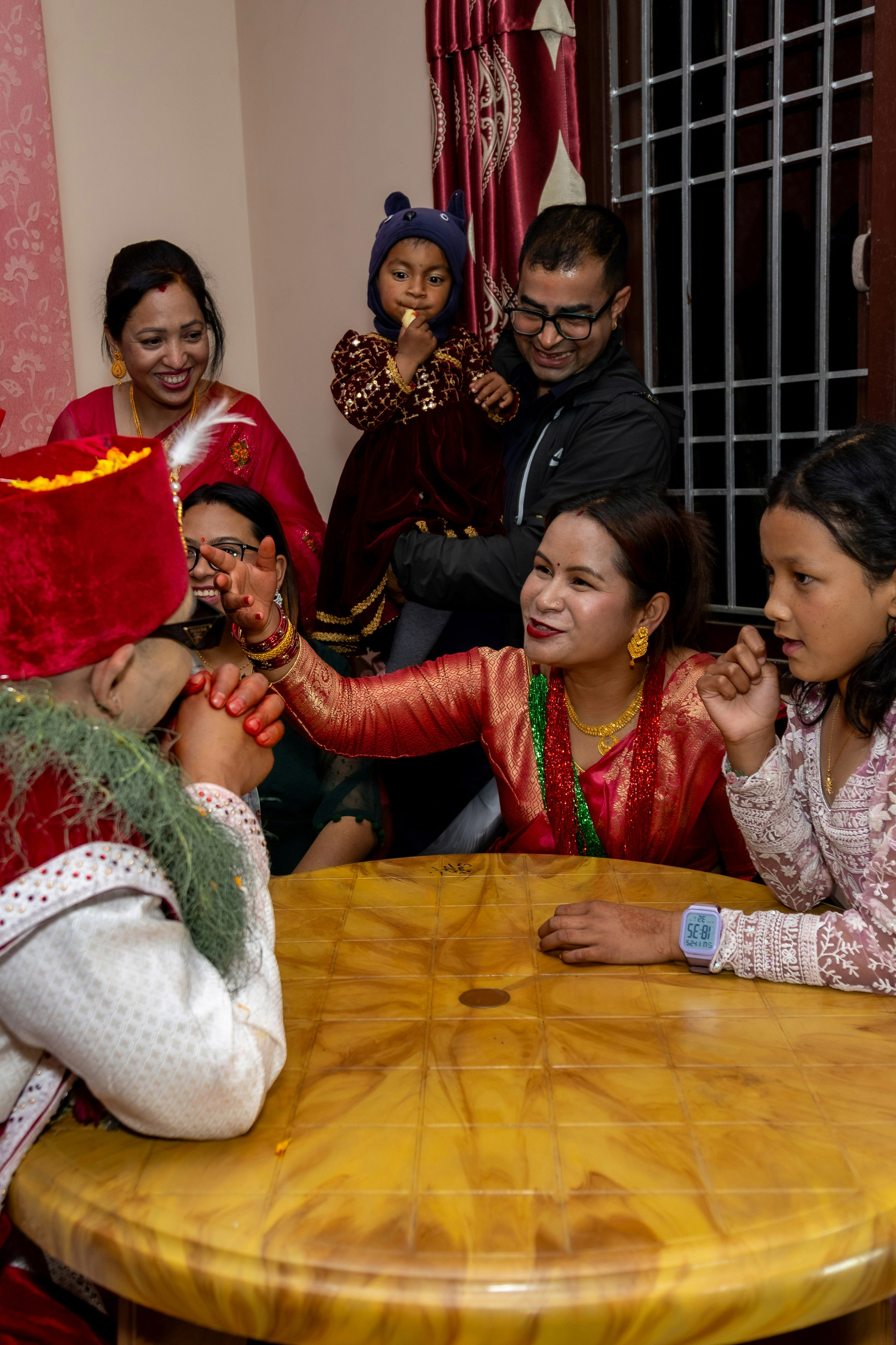 Célébrations et bénédictions familiales durant Dashain