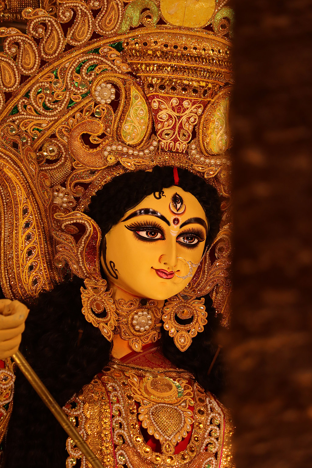 La déesse Durga est célébrée durant la fête de Dashain