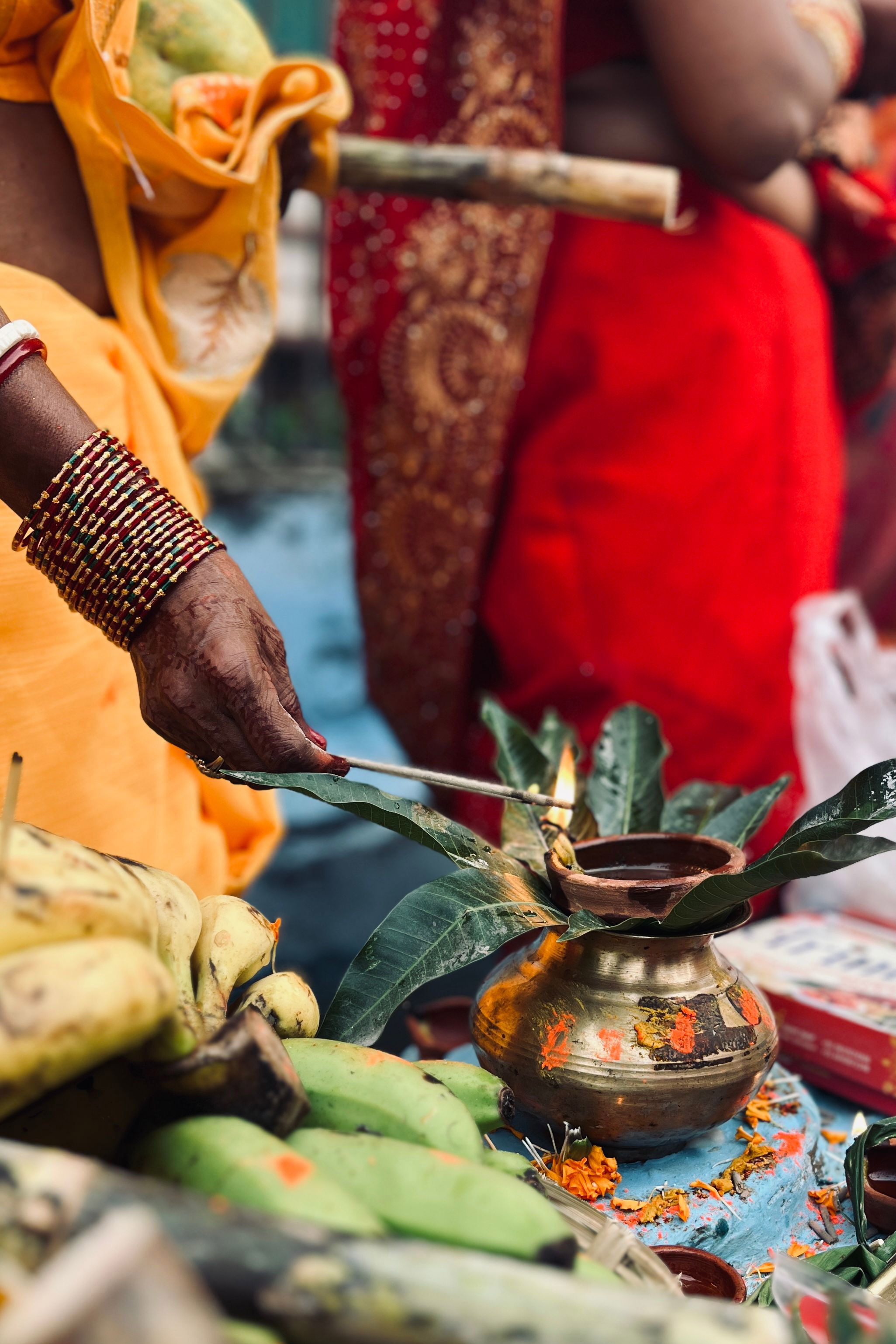 Les offrandes à l'occasion de Dashain