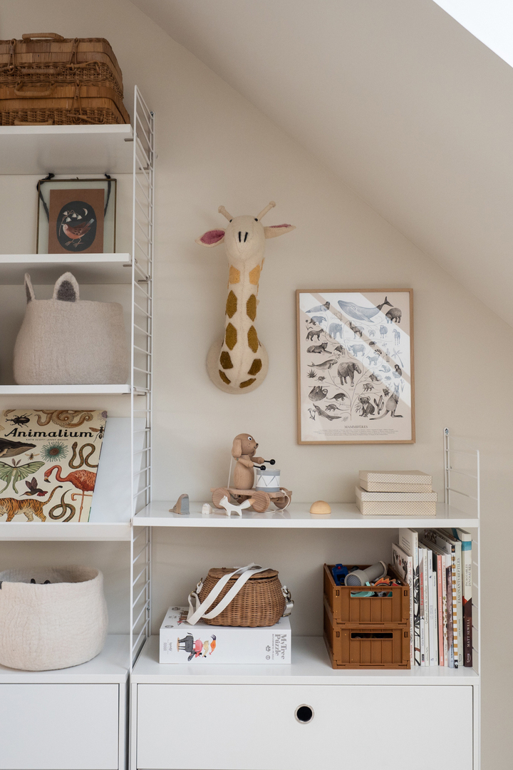 Affiches et déco animalière pour cette chambre d'enfant