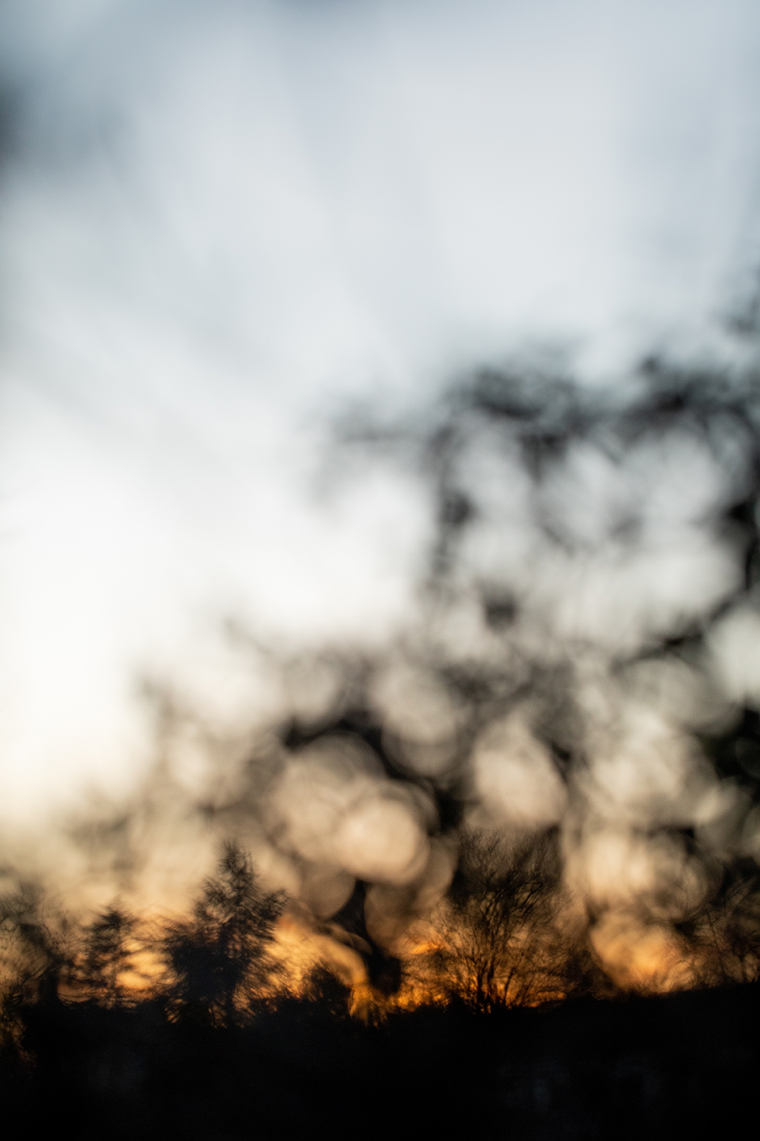 Le soleil se levant sur la campagne