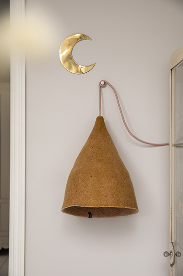 Natural reversible lampshade H